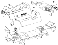 Gas Tank, Seat, And Taillight Assemblies