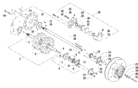 Drive Train Shafts And Brake Assemblies