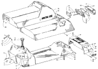 Gas Tank, Seat, And Taillight Assembly