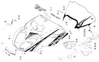 Hood And Windshield Assembly