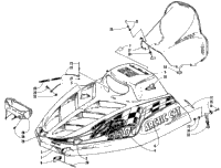 Hood And Windshield Assembly