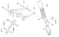 Rear Suspension Front Arm Assembly