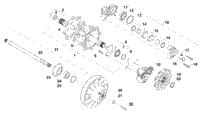 Drive Train Shafts And Brake Assemblies