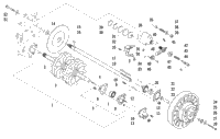 Drive Train Shaft And Brake Assemblies