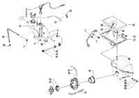 Oil Tank, Carburetor, And Silencer Assemblies