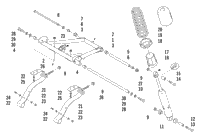 Rear Suspension Front Arm Assembly