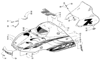 Hood And Windshield Assembly
