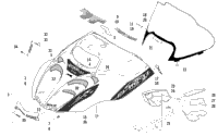 Hood And Windshield Assembly