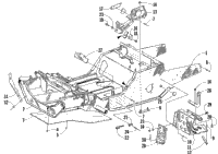 Front Frame And Footrest Assembly