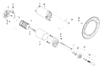 Electric Start - Starter Motor Assembly