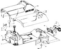 Gas Tank, Seat, And Taillight Assemblies