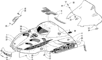 Hood And Windshield Assembly