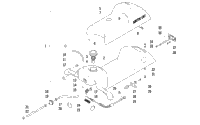 Gas Tank, Seat, And Taillight Assembly