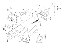 Chassis, Footrest, And Rear Bumper Assembly