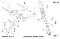 Rear Suspension Front Arm Assembly