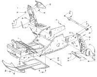Front Frame And Footrest Assembly