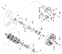 Drive Train Shafts And Brake Assemblies