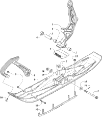 Ski And Spindle Assembly