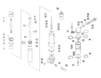Rear Suspension Front Arm Shock Absorber
