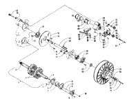 Drive Train Shafts And Brake Assemblies