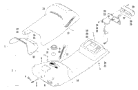 Gas Tank, Seat, And Taillight Assembly