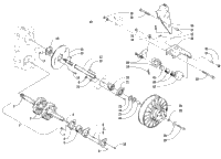 Drive Train Shafts And Brake Assemblies