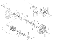 Drive Train Shafts And Brake Assemblies