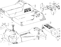 Gas Tank, Seat, And Taillight Assemblies