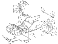 Front Frame And Footrest Assembly