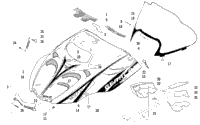 Hood And Windshield Assembly