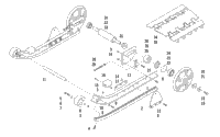 Slide Rail, Idler Wheels, And Track Assembly