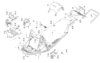 Chassis, Rear Bumper, And Snowflap Assembly