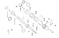 Rear Suspension Front Arm Shock Absorber