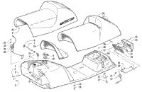 Gas Tank, Seat, And Taillight Assembly