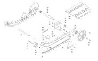 Slide Rail, Idler Wheels, And Track Assembly