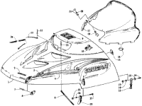 Hood And Windshield Assembly