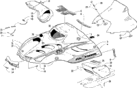 Hood And Windshield Assembly