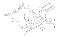Slide Rail, Idler Wheels, And Track Assembly
