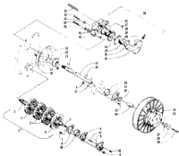 Drive Train Shafts And Brake Assemblies