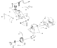 Oil Tank, Carburetor, Fuel Pump And Silencer
