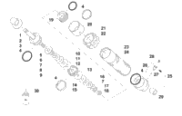 Rear Suspension Front Arm Shock Absorber