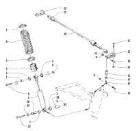 Shock Absorber And Sway Bar Assembly