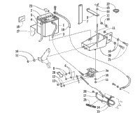 Battery, Solenoid, And Cables