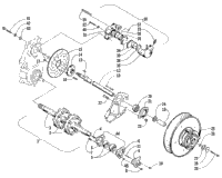 Drive Train Shafts And Brake Assemblies