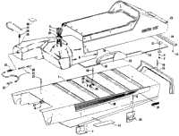 Tunnel, Gas Tank And Seat