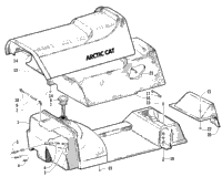 Gas Tank And Seat Assemblies
