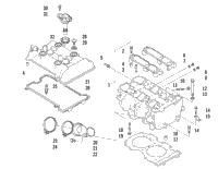 Cylinder Head And Intake Flange Assembly