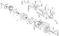Drive Train Shaft And Brake Assemblies