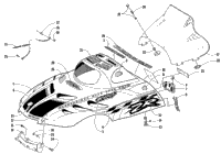 Hood And Windshield Assembly