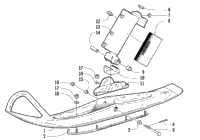 Ski And Spindle Assembly